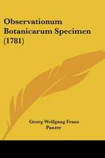 Observationum Botanicarum Specimen (1781)