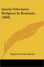 Istoria Tolerantei Religiose In Romania (1868)