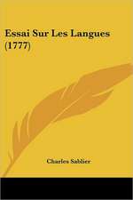 Essai Sur Les Langues (1777)