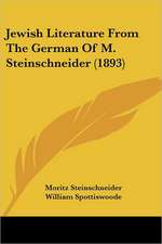 Jewish Literature From The German Of M. Steinschneider (1893)