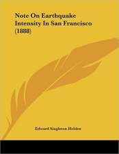 Note On Earthquake Intensity In San Francisco (1888)