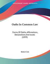 Oaths In Common Law