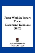 Paper Work In Export Trade