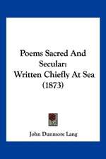 Poems Sacred And Secular