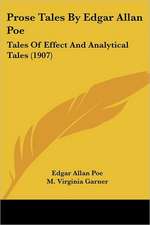 Prose Tales By Edgar Allan Poe