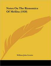 Notes On The Bionomics Of Mellita (1920)