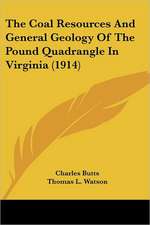 The Coal Resources And General Geology Of The Pound Quadrangle In Virginia (1914)