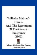 Wilhelm Meister's Travels