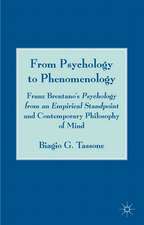 From Psychology to Phenomenology