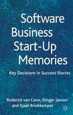 Software Business Start-up Memories: Key Decisions in Success Stories