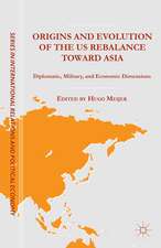 Origins and Evolution of the US Rebalance toward Asia: Diplomatic, Military, and Economic Dimensions