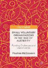 Small Voluntary Organisations in the 'Age of Austerity': Funding Challenges and Opportunities