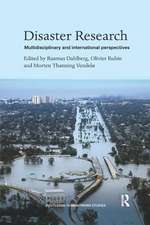 Disaster Research: Multidisciplinary and International Perspectives