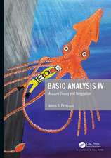 Basic Analysis IV: Measure Theory and Integration