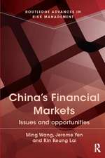 China's Financial Markets: Issues and Opportunities