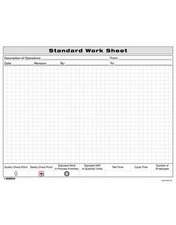 Enna: Standard Work Sheet