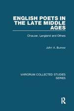 English Poets in the Late Middle Ages: Chaucer, Langland and Others