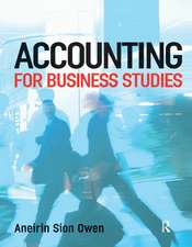 Accounting for Business Studies