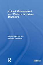 Animal Management and Welfare in Natural Disasters