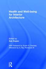 Health and Well-being for Interior Architecture