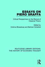 Essays on Piero Sraffa: Critical Perspectives on the Revival of Classical Theory