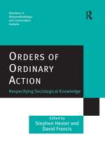 Orders of Ordinary Action