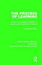 The Process of Learning: Some Psychological Aspects of Learning and Discipline in School