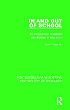 In and Out of School: An Introduction to Applied Psychology in Education