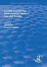 Locality and Identity: Environmental Issues in Law and Society