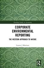 Corporate Environmental Reporting: The Western Approach to Nature