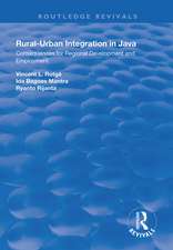 Rural-Urban Integration in Java: Consequences for Regional Development and Employemnt