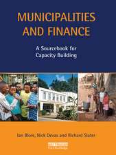 Municipalities and Finance: A Sourcebook for Capacity Building