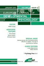 National Identity and Ingroup-Outgroup Attitudes in Children: The Role of Socio-Historical Settings: A Special Issue of the European Journal of Developmental Psychology