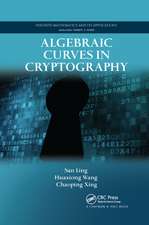 Algebraic Curves in Cryptography