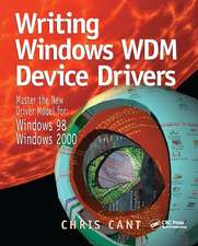 Cant, C: Writing Windows WDM Device Drivers