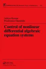 Control of Nonlinear Differential Algebraic Equation Systems with Applications to Chemical Processes