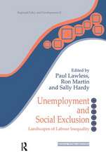 Unemployment and Social Exclusion: Landscapes of Labour inequality and Social Exclusion