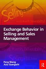 Exchange Behavior in Selling and Sales Management