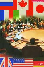 The Role of the G8 in International Peace and Security