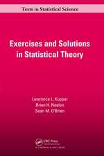 Exercises and Solutions in Statistical Theory