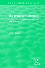 The University Challenge (2004): Higher Education Markets and Social Stratification