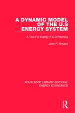 A Dynamic Model of the US Energy System: A Tool For Energy R & D Planning