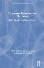 Employee Retention and Turnover: Why Employees Stay or Leave