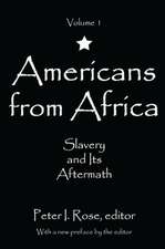 Americans from Africa: Slavery and its Aftermath