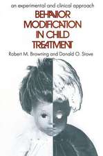 Behavior Modification in Child Treatment: An Experimental and Clinical Approach