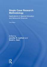 Single Case Research Methodology: Applications in Special Education and Behavioral Sciences