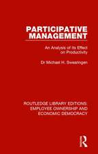 Participative Management: An Analysis of its Effect on Productivity