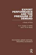 Export Performance and the Pressure of Demand: A Study of Firms