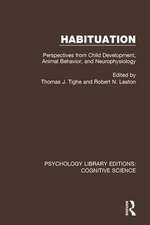 Habituation: Perspectives from Child Development, Animal Behavior, and Neurophysiology