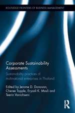 Corporate Sustainability Assessments: Sustainability practices of multinational enterprises in Thailand